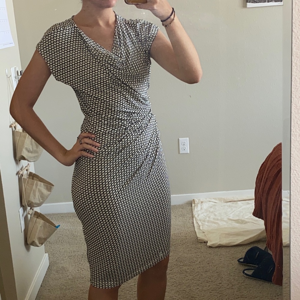 Comfy work dress. Bodycon